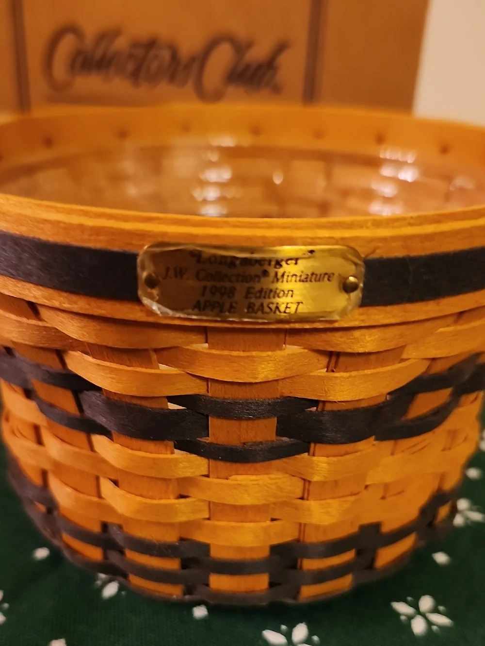Longaberger JW Miniature Apple Basket